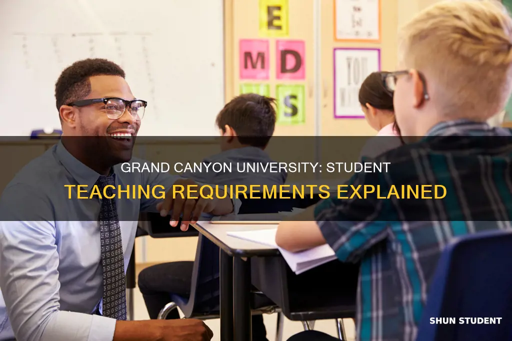 am i required to do student teaching grand canyon university