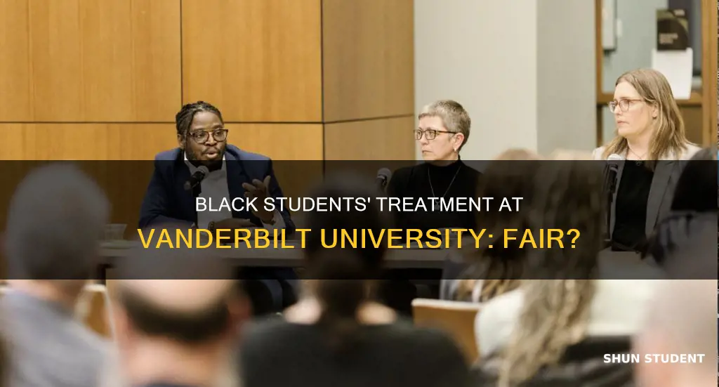 are black students treated fairly at vanderbilt university