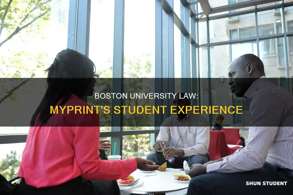 are boston university law students myprint