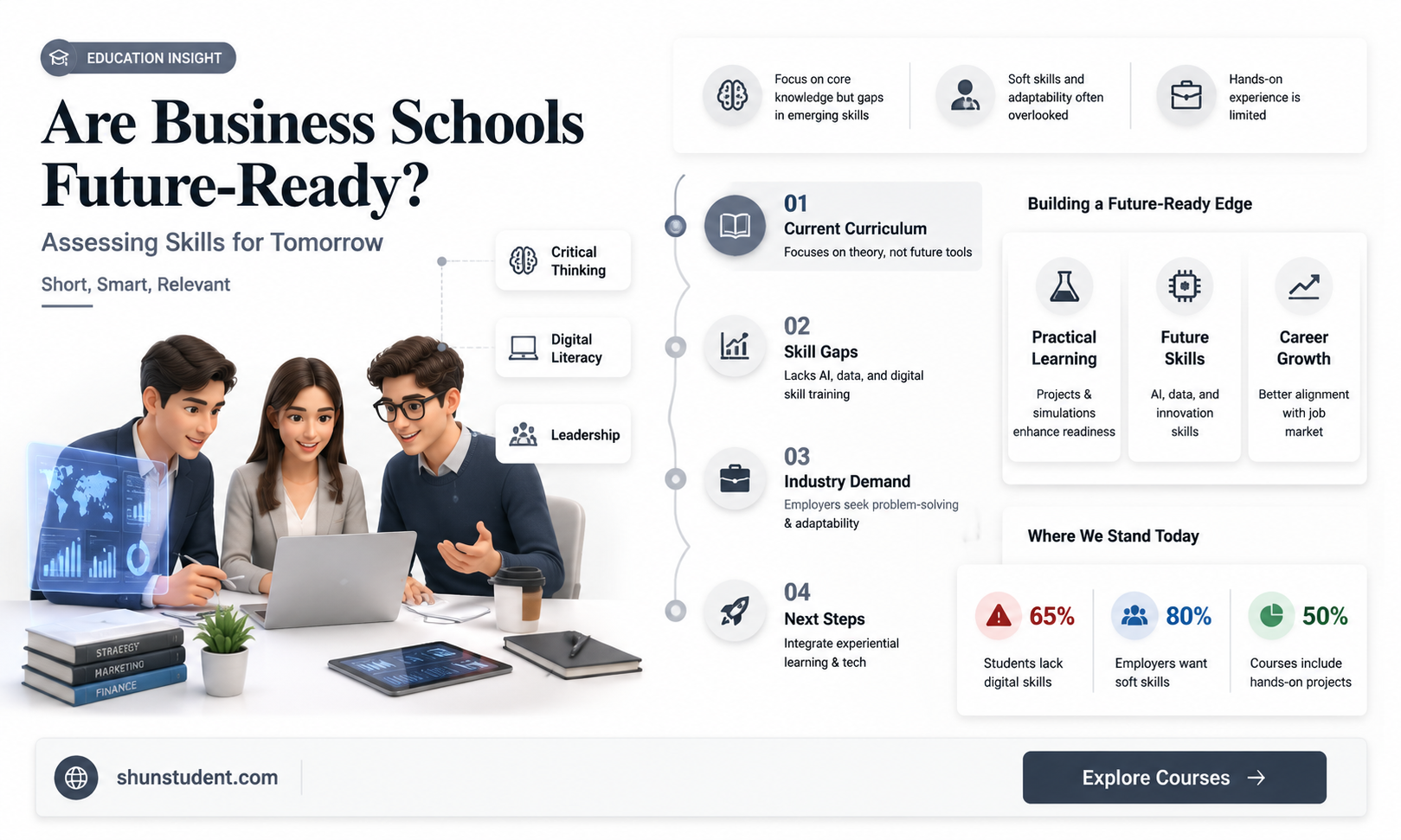 are we teaching the right skills business students