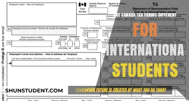 International Students: Unique Canadian Tax Forms?