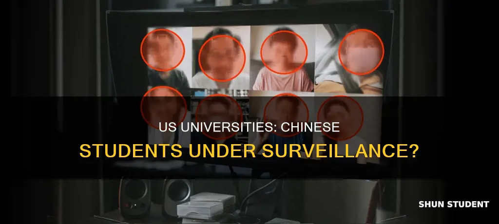 are chinese students under surveillance in united states university