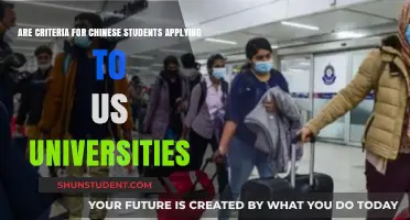 US University Applications: Criteria for Chinese Students