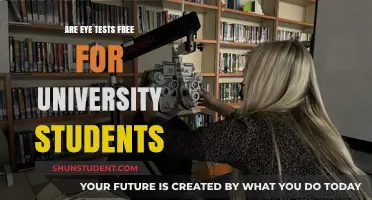 University Students: Free Eye Tests?
