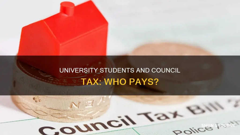 are full time university students exempt from council tax