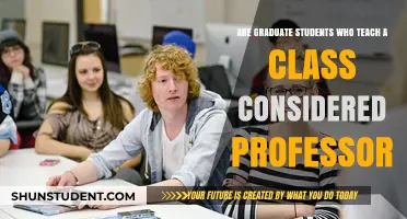 Are Graduate Student Instructors Truly Professors? Unraveling Academic Roles