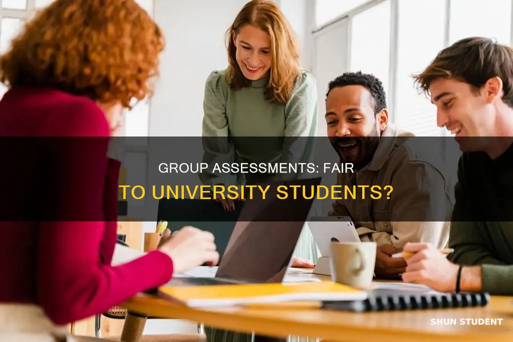 are group assessments at university fair to individual students