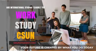 Work-Study Eligibility: International Students at CSUN