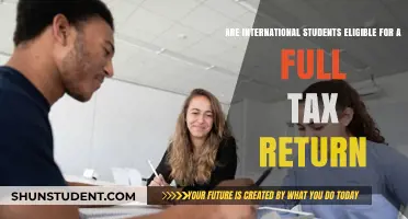 International Students: Full Tax Return Eligibility