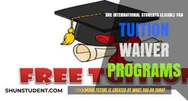 Tuition Waiver Programs: Eligibility for International Students