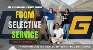 International Students: Selective Service Exemption Explained