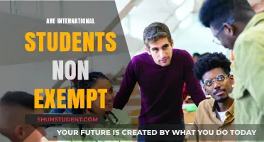 International Students: Non-Exempt Status Explained