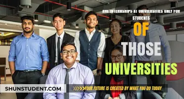 Internships: Exclusive or Open to All?
