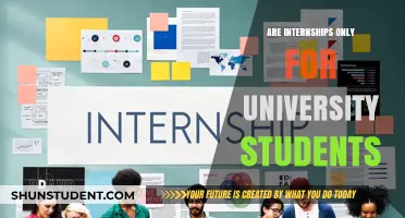 Internships: Are They Only for University Students?