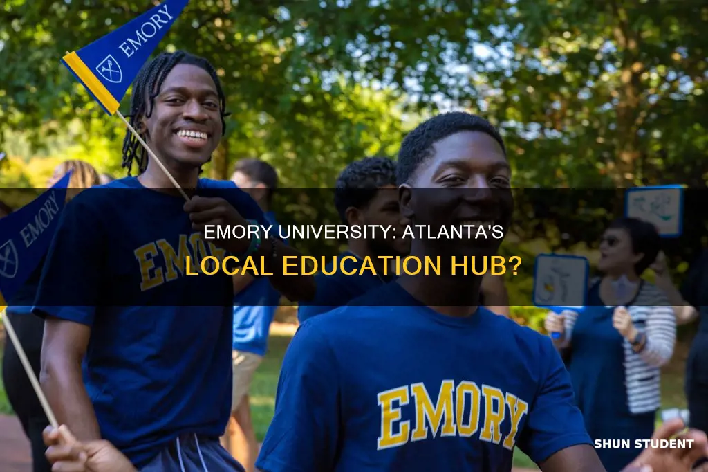 are many emory university students are residents of atlanta