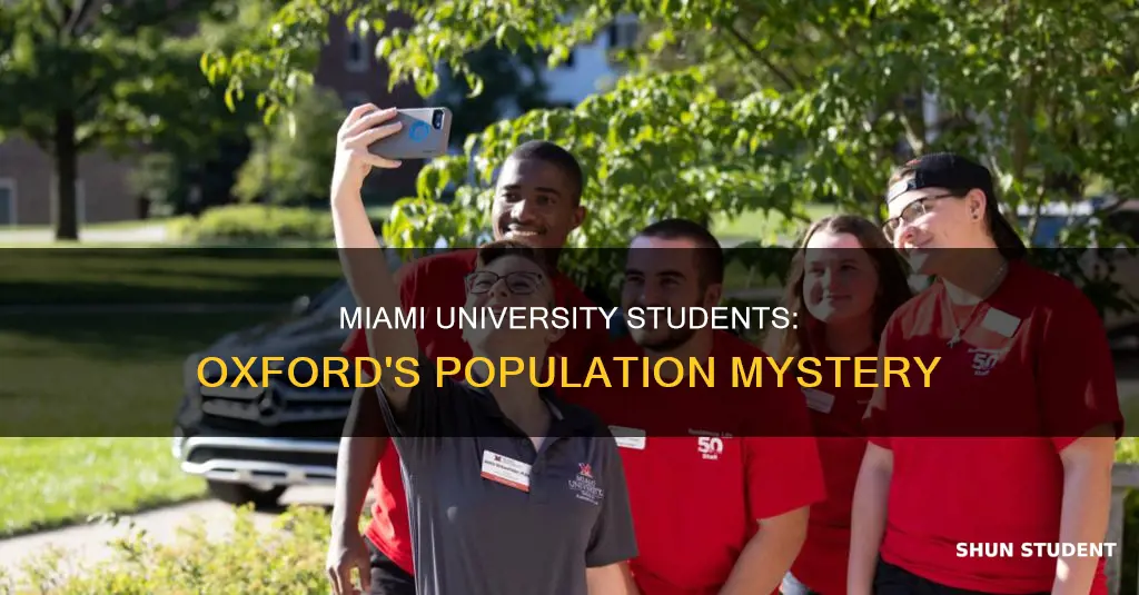 are miami university students included on oxford ohio population