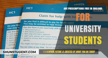 University Students: Free Prescriptions in England?