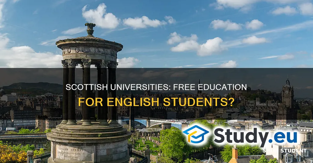 are scottish universities free for english students