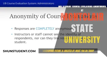 Course Evaluations: Are Students Anonymous at Montclair State?