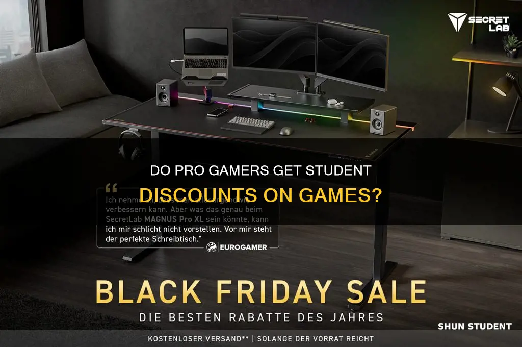 are student games discounted at the pro level