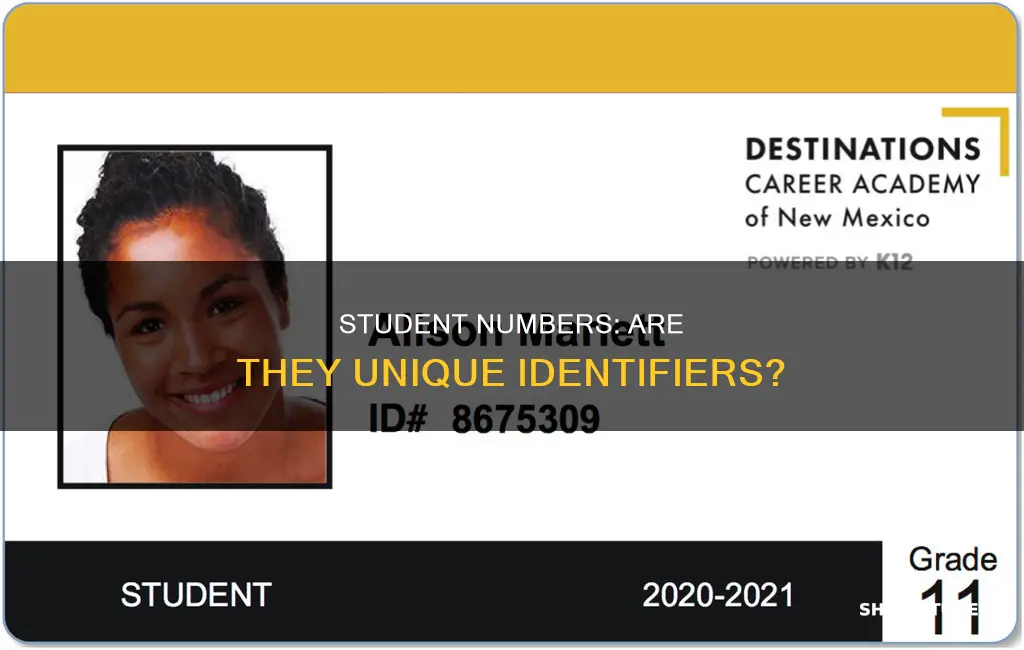 are student numbers universal