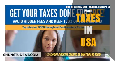 Students and Taxes: Who's Exempt?