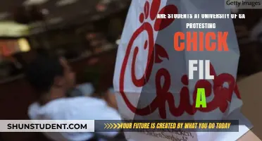 University of Georgia Students Protest Chick-fil-A