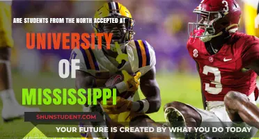 University of Mississippi: Northern Students' Admissions