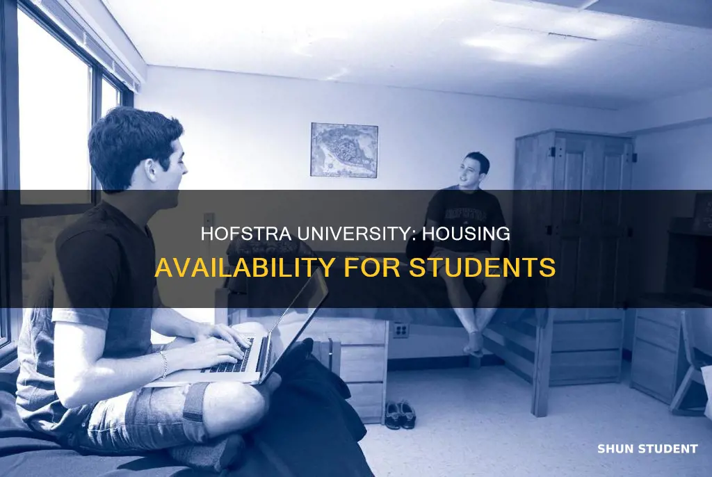 are students guaranteed housing at hofstra university