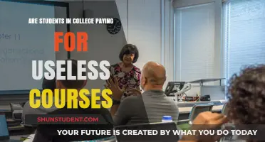 College Students: Paying for Worthless Courses?