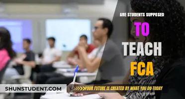 Should Students Teach FCA? Exploring Roles and Responsibilities in Education
