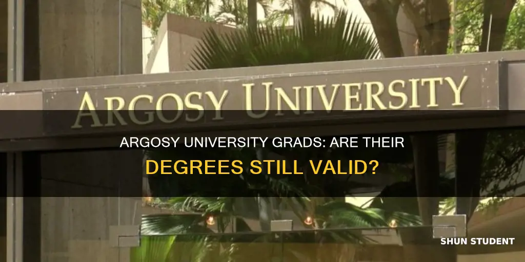 are students that graduated from argosy university degree valid