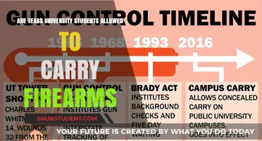 Texas University Students: Can They Carry Firearms?