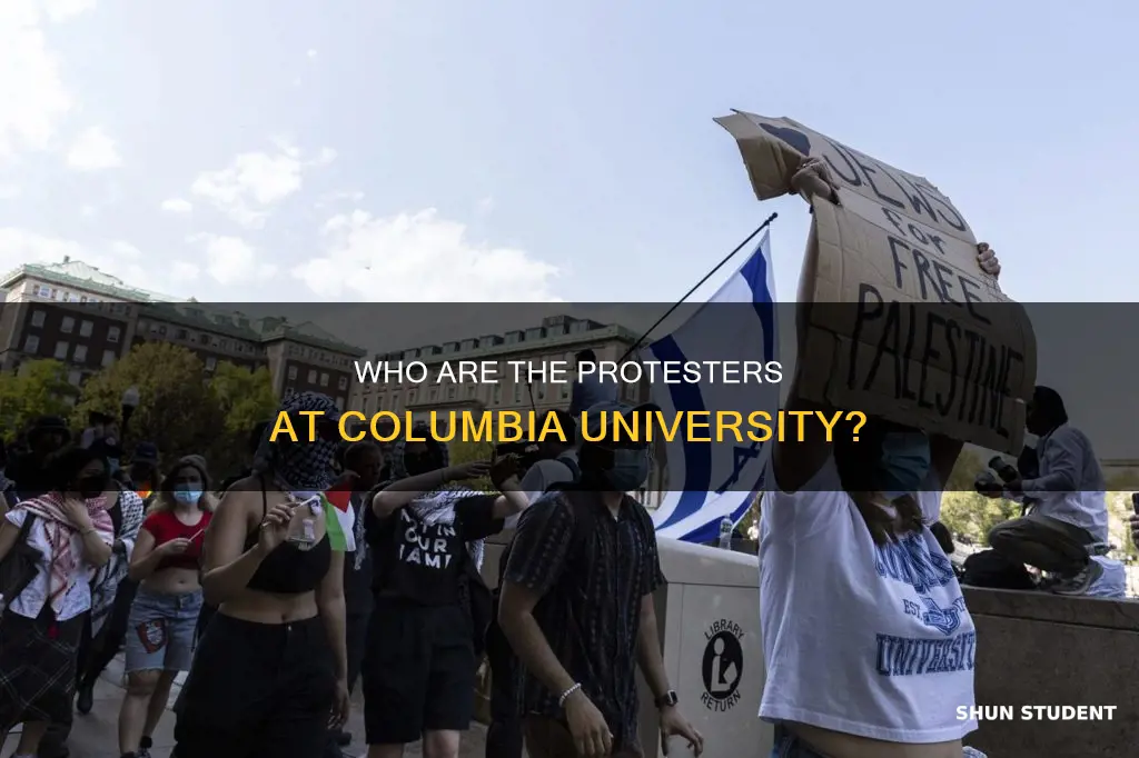 are the protesters at columbia university students