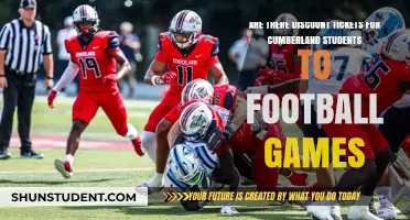 Cumberland Students: Unlock Discount Football Game Tickets Today!