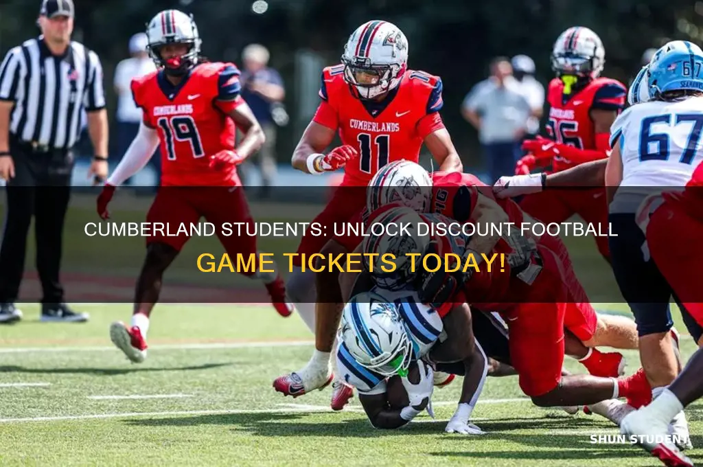 are there discount tickets for cumberland students to football games