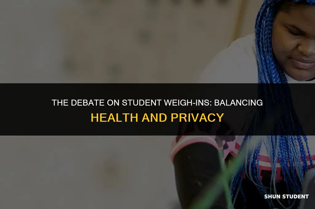 are they weighing students