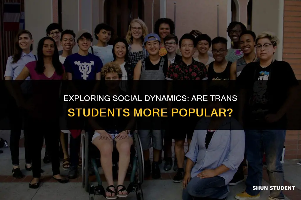 are trans students more popular