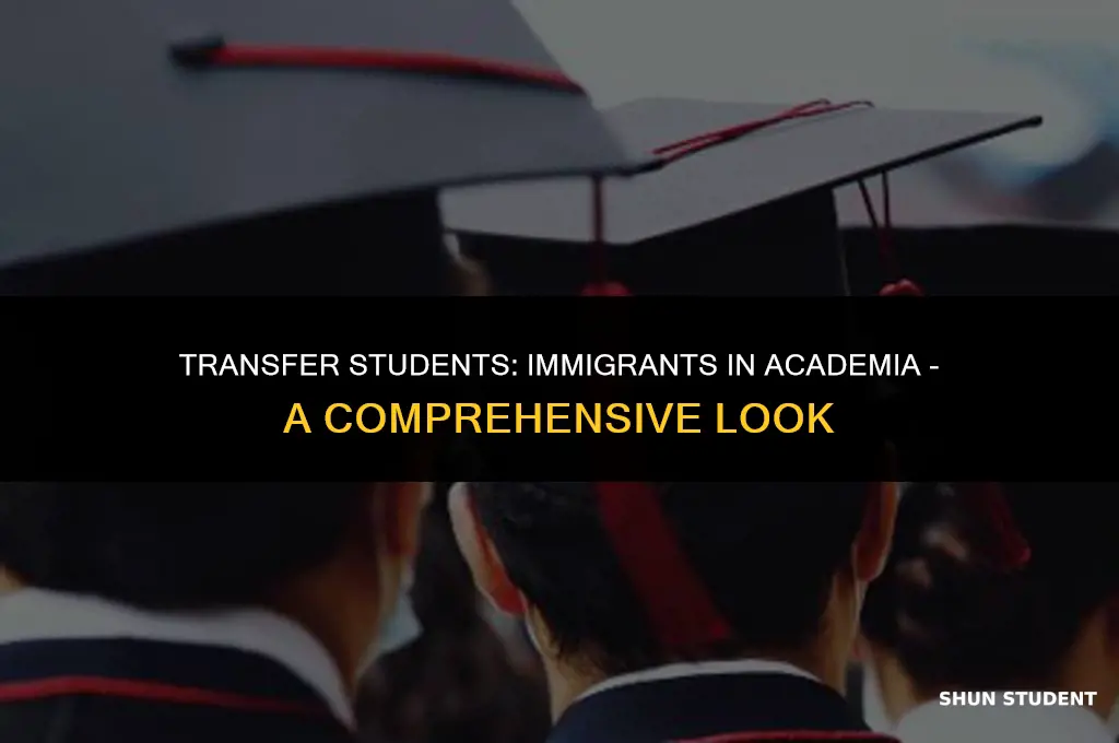 are transfer students immigrants