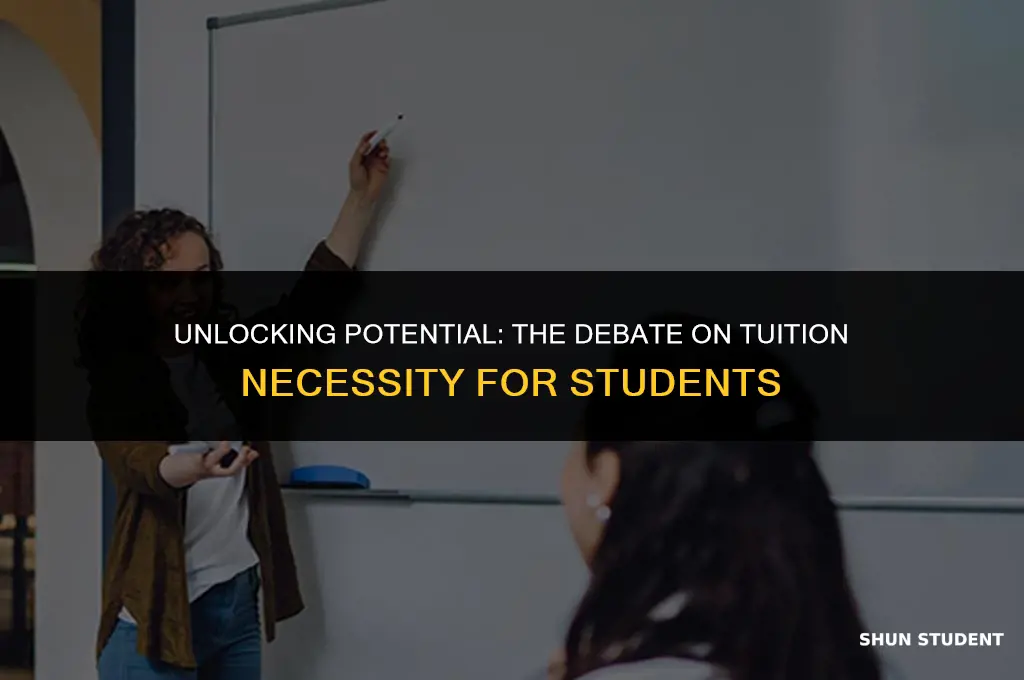 are tuition necessary for students