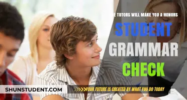 Can Tutors Help You Achieve Honors Student Status? Grammar Check