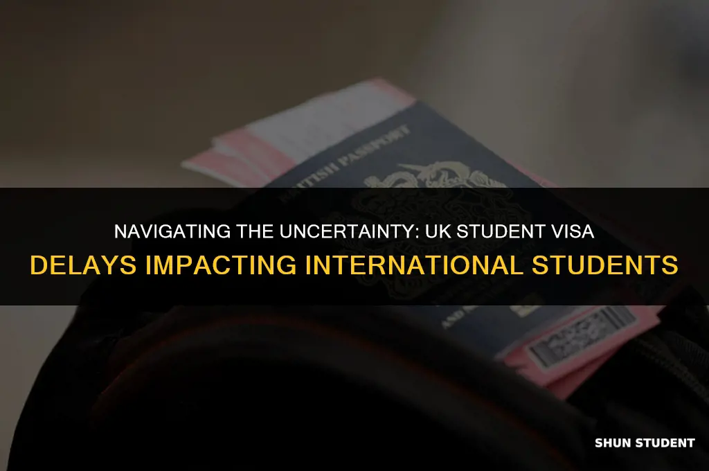 are uk student visa delay