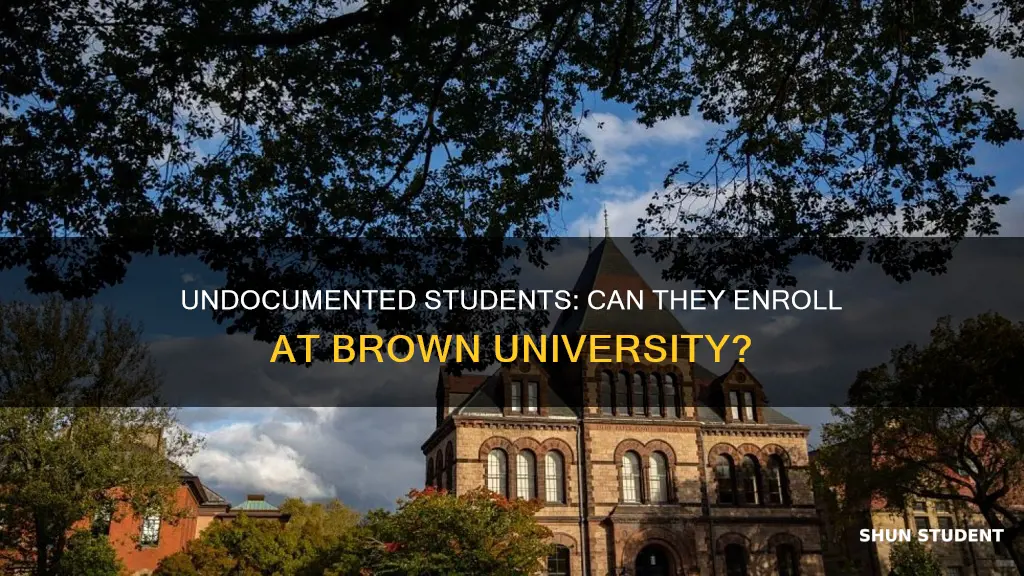 are undocumented students eligible for brown university