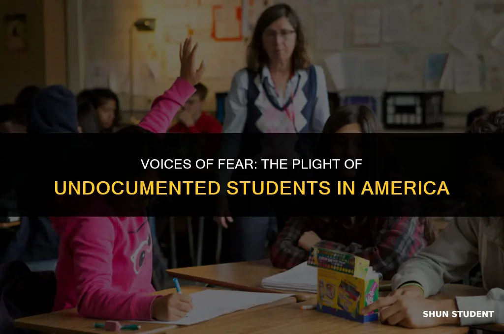 are undocumented students scared