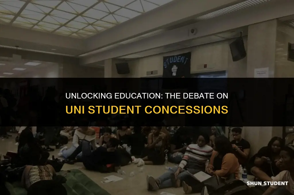 are uni students concession