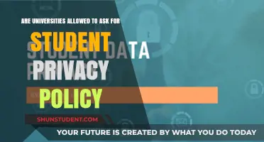 Student Privacy: Can Universities Demand a Policy?