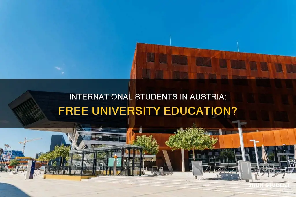 are universities in austria free for international students