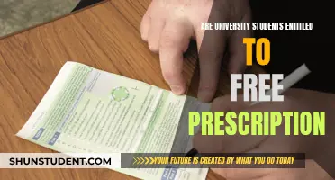 University Students: Who Gets Free Prescriptions?