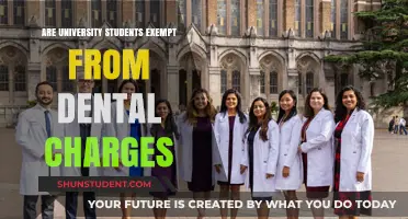 University Students: Are Dental Charges Exempt?