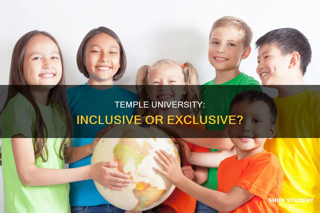 are white students allowed to attend temple university